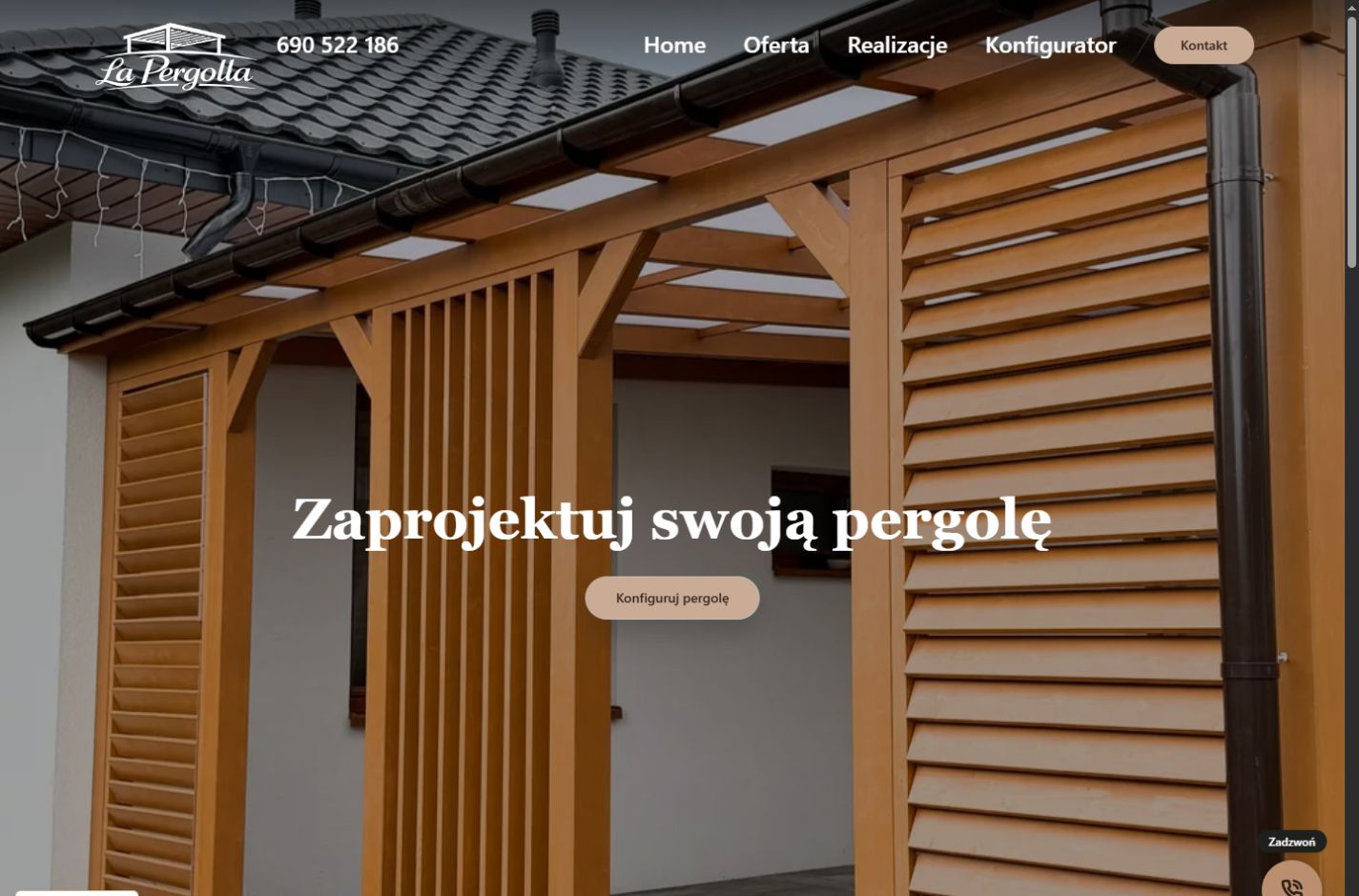 Zrzut strony La Pergolla