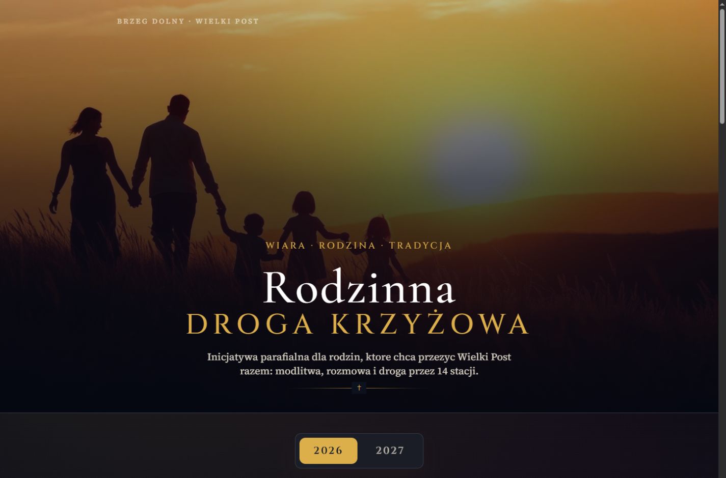 Zrzut strony Rodzinna Droga Krzyżowa